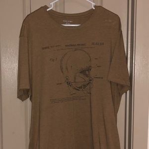 Banana Republic Football Helmet Patent Tee